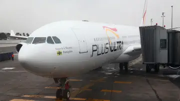 Un avión de la compañía aérea Plus Ultra Un avión de la compañía aérea Plus Ultra