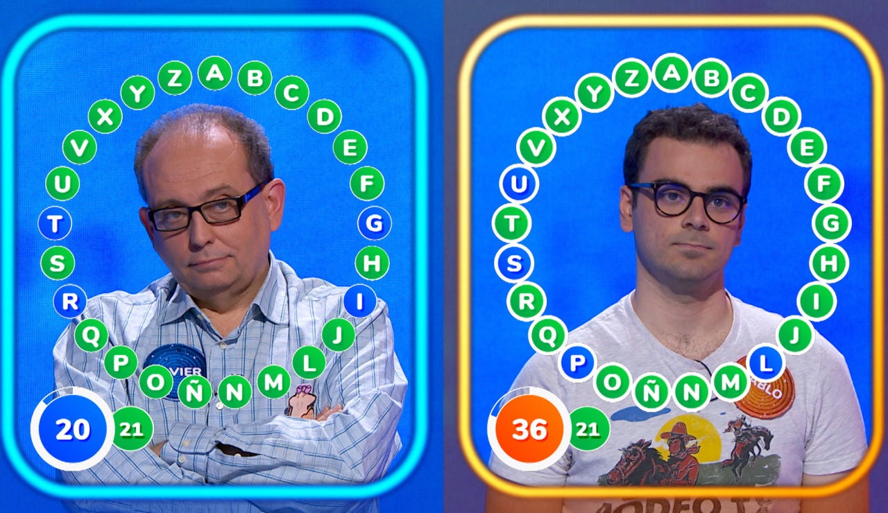 La prudencia y el miedo frenan los impulsos de Javier y Pablo en ‘El Rosco La prudencia y el miedo frenan los impulsos de Javier y Pablo en ‘El Rosco