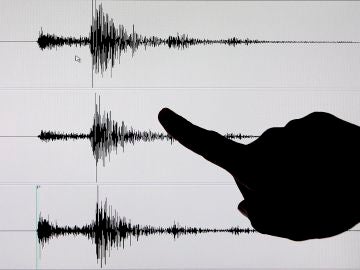 Datos de un sismógrafo tras un terremoto