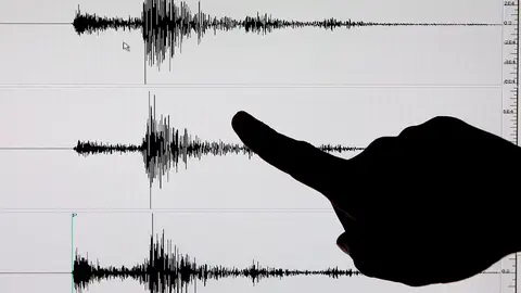 Datos de un sismógrafo tras un terremoto Datos de un sismógrafo tras un terremoto