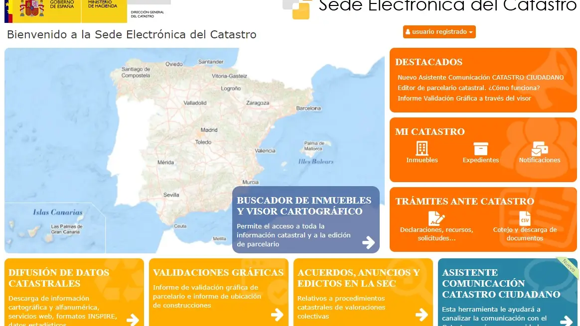 Portal de la Sede Electrónica del Catastro Portal de la Sede Electrónica del Catastro