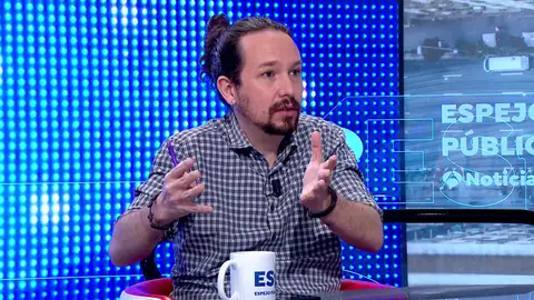 Pablo Iglesias en Espejo Público Pablo Iglesias en Espejo Público