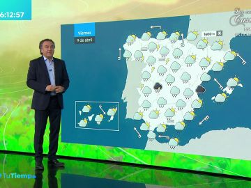 La previsión del tiempo hoy: Lluvias en las dos Castillas y Extremadura con aumento de temperatura en Baleares