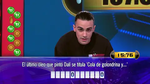 Borja juega el Duelo Final por una de las cifras más altas de la historia de ‘¡Ahora caigo!’ Borja juega el Duelo Final por una de las cifras más altas de la historia de ‘¡Ahora caigo!’