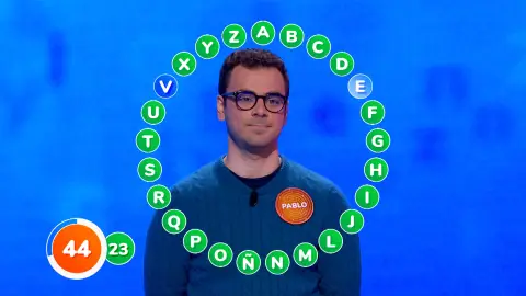 ‘El Rosco’ 200 de Pablo: vivo, ágil y a dos preguntas de 1.468.000 euros ‘El Rosco’ 200 de Pablo: vivo, ágil y a dos preguntas de 1.468.000 euros