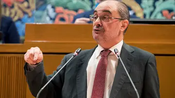 El presidente de Aragón, Javier Lambán El presidente de Aragón, Javier Lambán