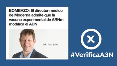 Las falsas afirmaciones que se le atribuyen al director de Moderna sobre las vacunas del coronavirus