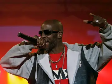 El rapero DMX durante un concierto en Polonia El rapero DMX durante un concierto en Polonia