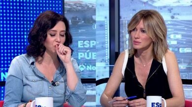 Isabel Díaz Ayuso sufre un ataque de tos en directo y así reacciona Susanna Griso