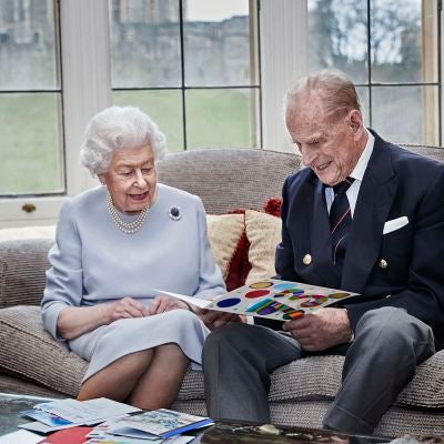 La reina Isabel II junto al Duque de Edimburgo