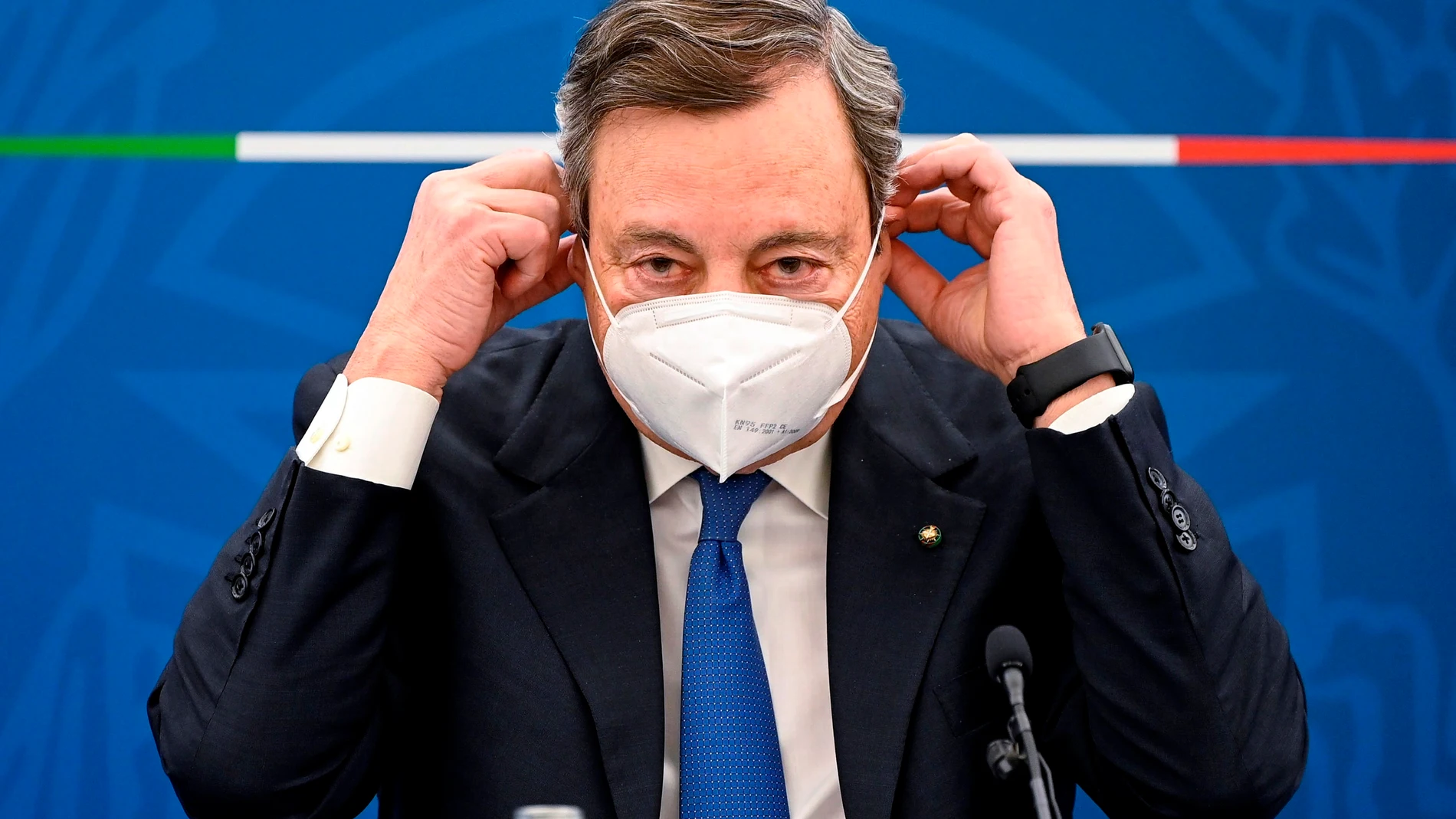 Mario Draghi, primer ministro de Italia