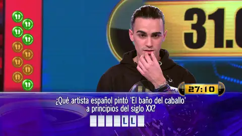 Borja juega por poco más de 30.000 euros el Duelo Final de ‘¡Ahora caigo!’ Borja juega por poco más de 30.000 euros el Duelo Final de ‘¡Ahora caigo!’