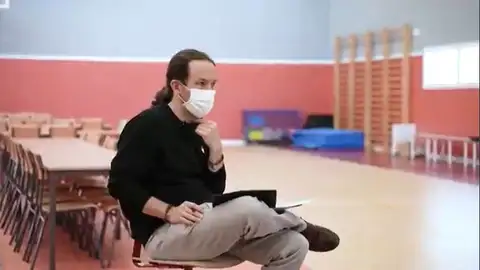 Pablo Iglesias, exvicepresidente del Gobierno y líder de Podemos Pablo Iglesias, exvicepresidente del Gobierno y líder de Podemos