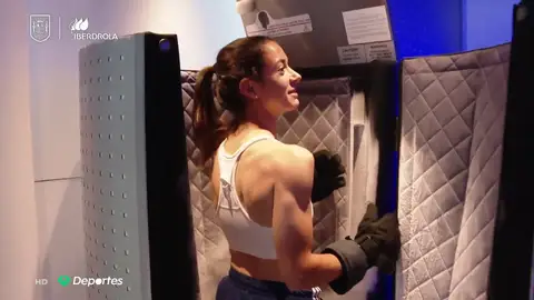 Las jugadoras de la selección española de fútbol usan la criosauna para recuperarse del esfuerzo físico Las jugadoras de la selección española de fútbol usan la criosauna para recuperarse del esfuerzo físico