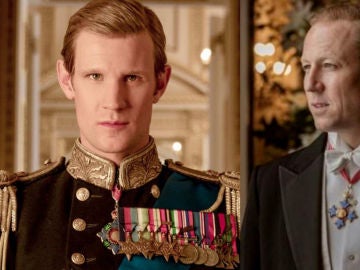 Matt Smith y Tobias Menzies en 'The Crown'