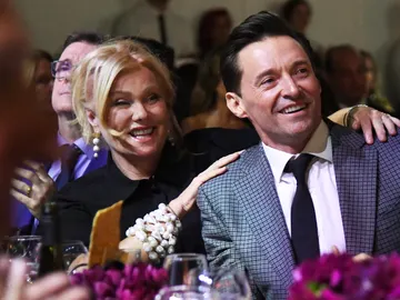 Hugh Jackman y su mujer Deborra-Lee Furness Hugh Jackman y su mujer Deborra-Lee Furness