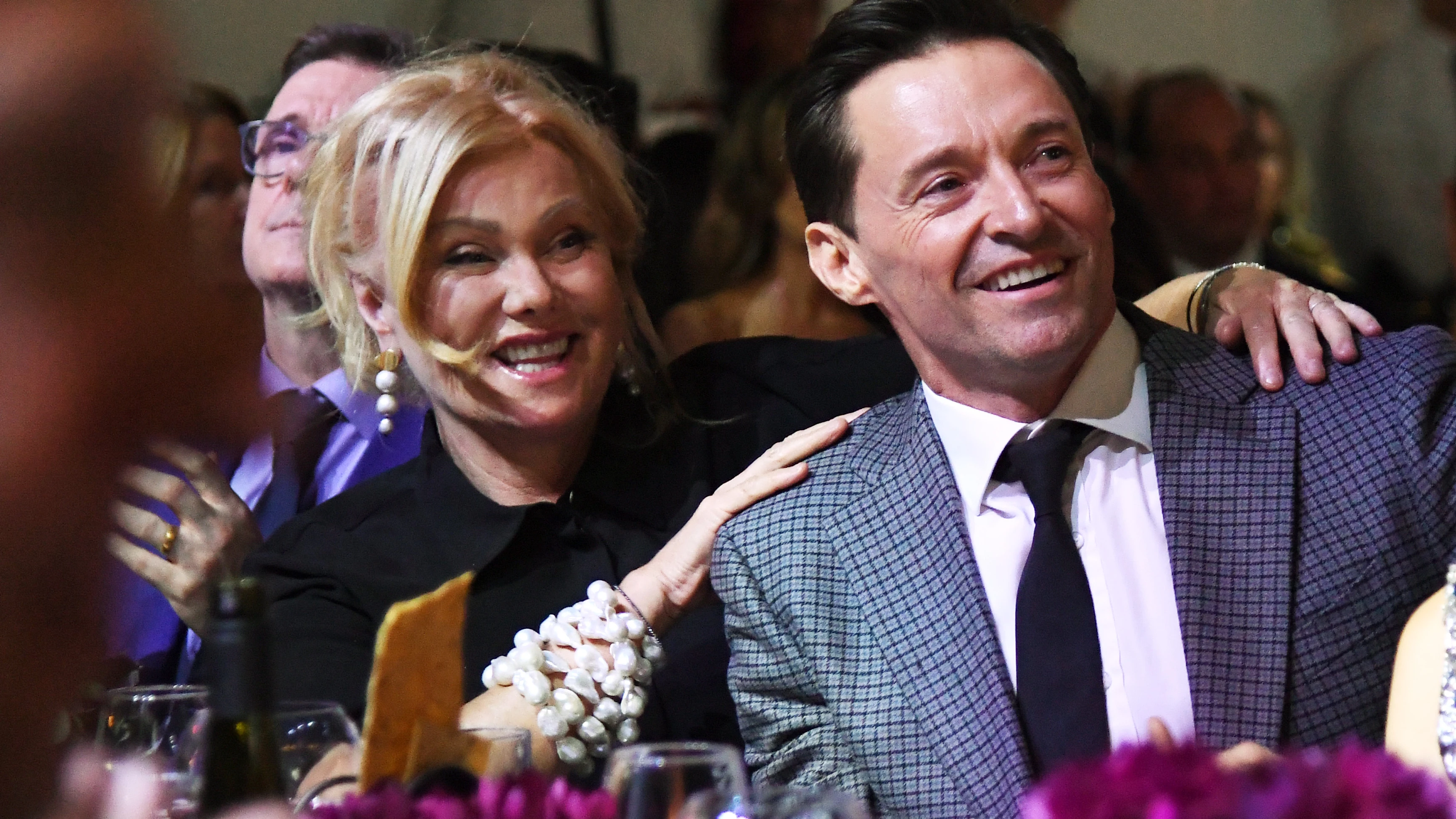 Hugh Jackman y su mujer Deborra-Lee Furness Hugh Jackman y su mujer Deborra-Lee Furness