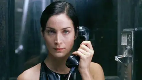 Carrie-Anne Moss en 'Matrix' Carrie-Anne Moss en 'Matrix'