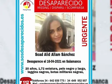 Desaparecida en Salamanca Desaparecida en Salamanca