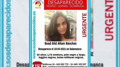 Desaparecida en Salamanca Desaparecida en Salamanca