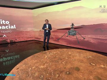 Un vuelo en otro mundo: El pequeño helicóptero 'Ingenuity' vuela en Marte