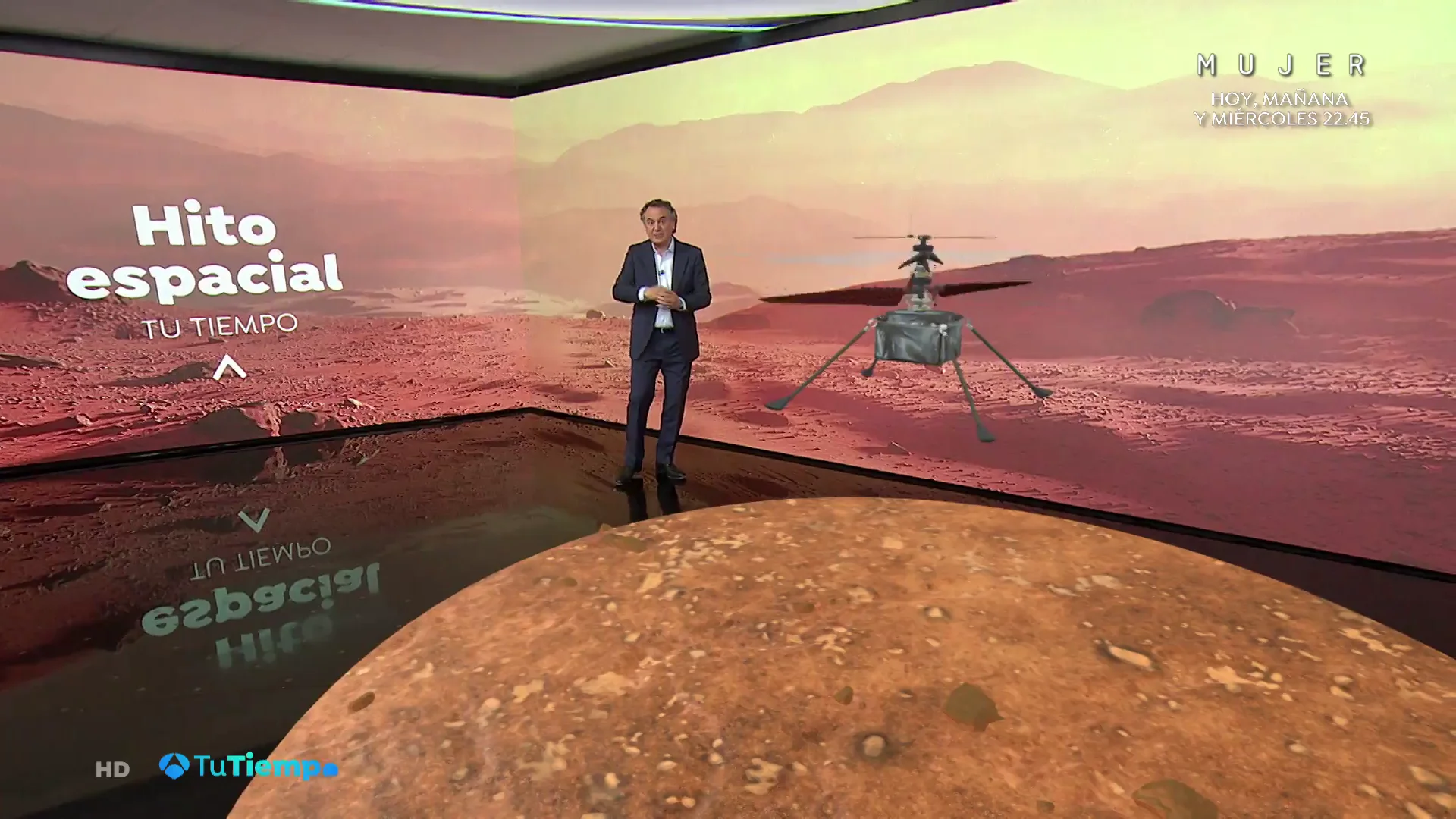 Un vuelo en otro mundo: El pequeño helicóptero 'Ingenuity' vuela en Marte Un vuelo en otro mundo: El pequeño helicóptero 'Ingenuity' vuela en Marte