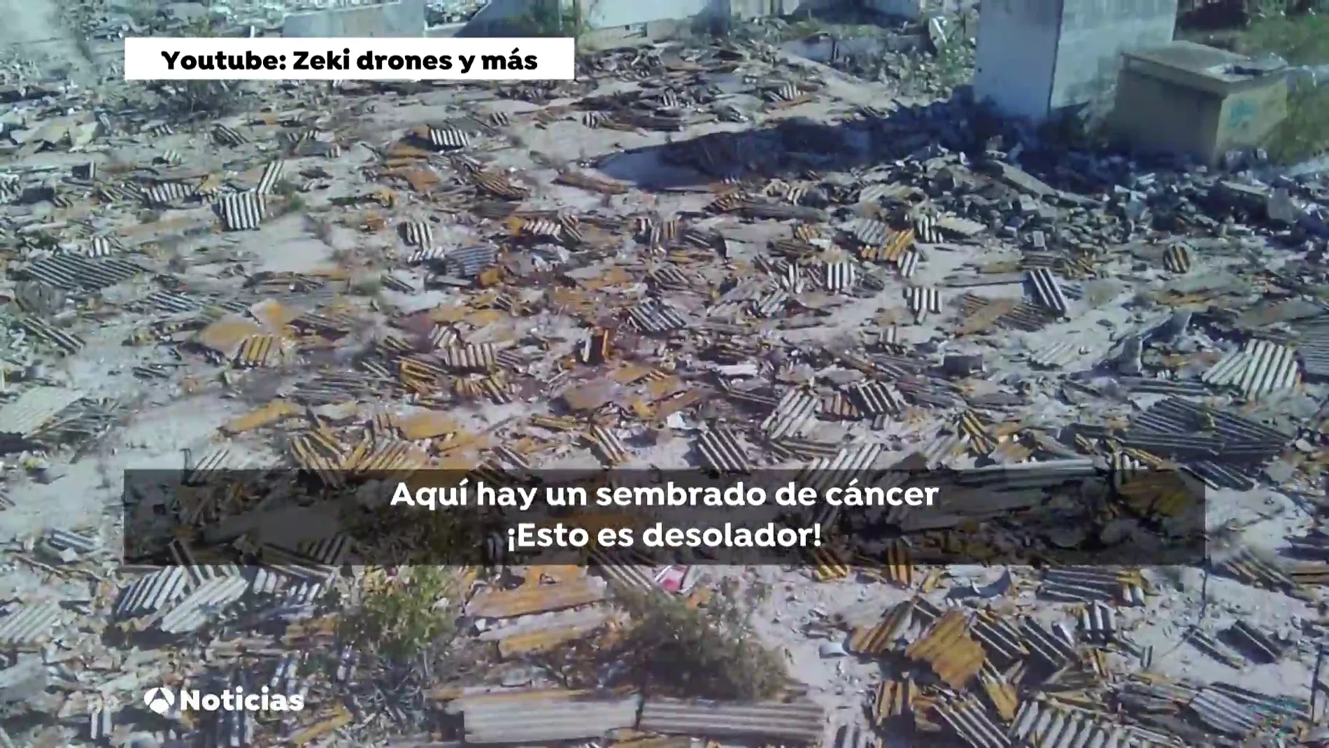 Vecinos de Alcalá de Guadaíra denuncian las toneladas de amianto: "Es desolador, es el Chernobyl alcalaeño"
