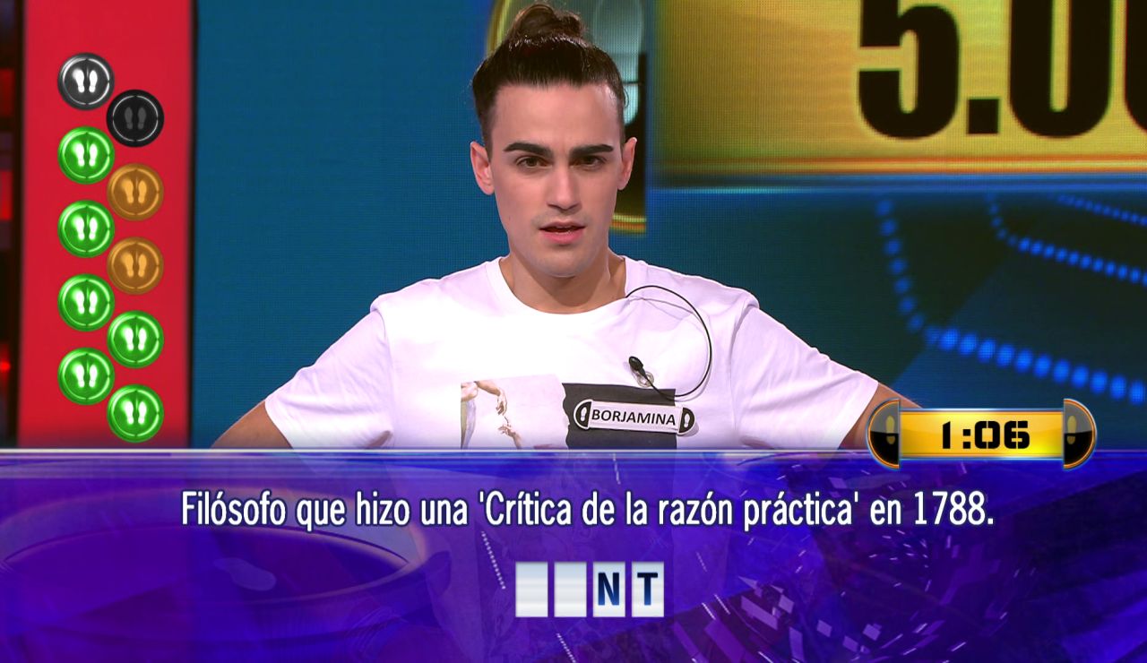 Borja juega por 5.000 euros el Duelo Final de ‘¡Ahora caigo!’ Borja juega por 5.000 euros el Duelo Final de ‘¡Ahora caigo!’