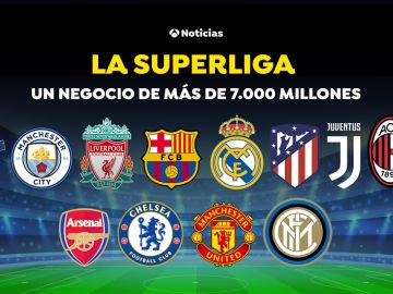 La Superliga europea, un negocio de más de 7.000 millones de euros para aumentar los ingresos de los grandes clubes
