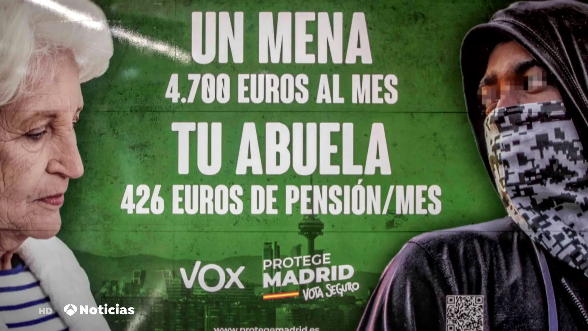 La Fiscalía de Madrid investigará a Vox por posible delito de odio en un cartel para las elecciones de Madrid