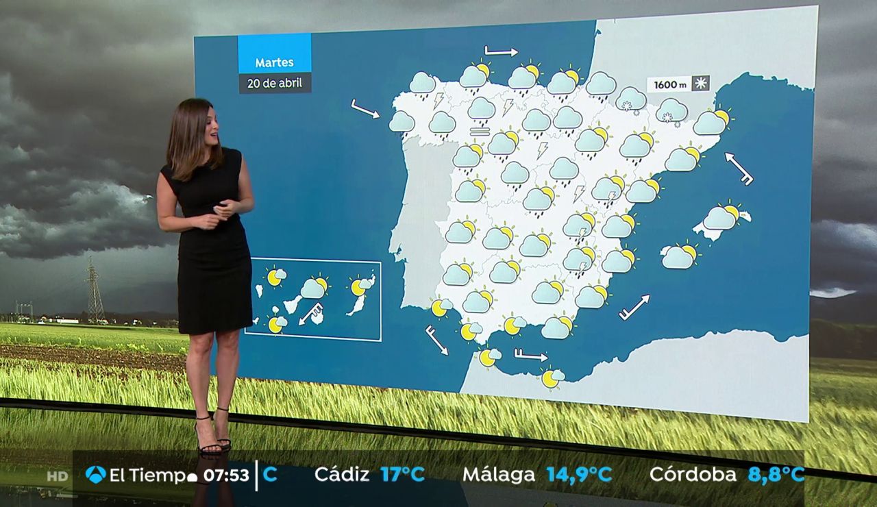 La previsión del tiempo hoy: Lluvias fuertes en entorno montañoso de Galicia, Cantábrico occidental, sistema Ibérico y comunidad Valenciana La previsión del tiempo hoy: Lluvias fuertes en entorno montañoso de Galicia, Cantábrico occidental, sistema Ibérico y comunidad Valenciana