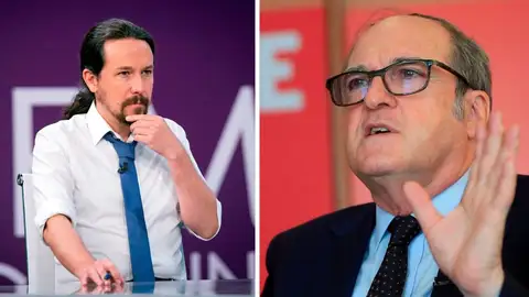 Pablo Iglesias y Ángel Gabilondo Pablo Iglesias y Ángel Gabilondo