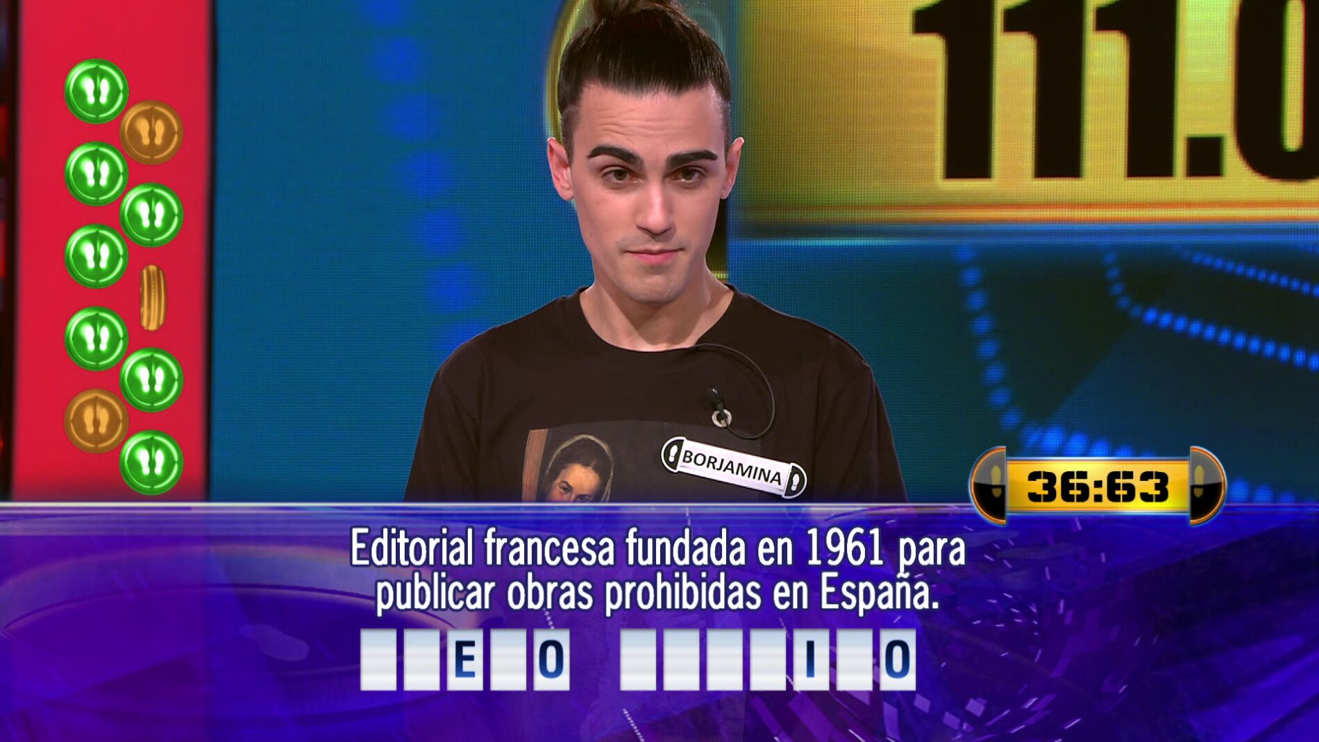 Borja juega el Duelo Final por 111.001 euros en &lsquo;&iexcl;Ahora caigo!&rsquo;