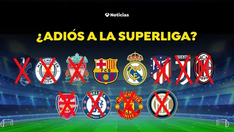 Los 6 clubes ingleses, los 3 italianos y Atlético de Madrid se retiran de la Superliga europea capitaneada por Florentino Pérez Los 6 clubes ingleses, los 3 italianos y Atlético de Madrid se retiran de la Superliga europea capitaneada por Florentino Pérez