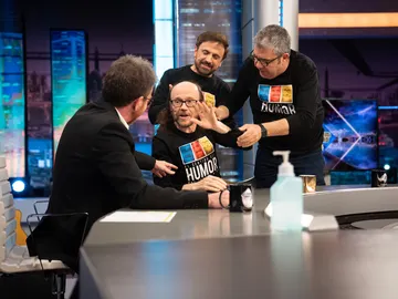 Pablo Motos duda de la amistad de José Mota, Santiago Segura y Florentino Fernández Pablo Motos duda de la amistad de José Mota, Santiago Segura y Florentino Fernández