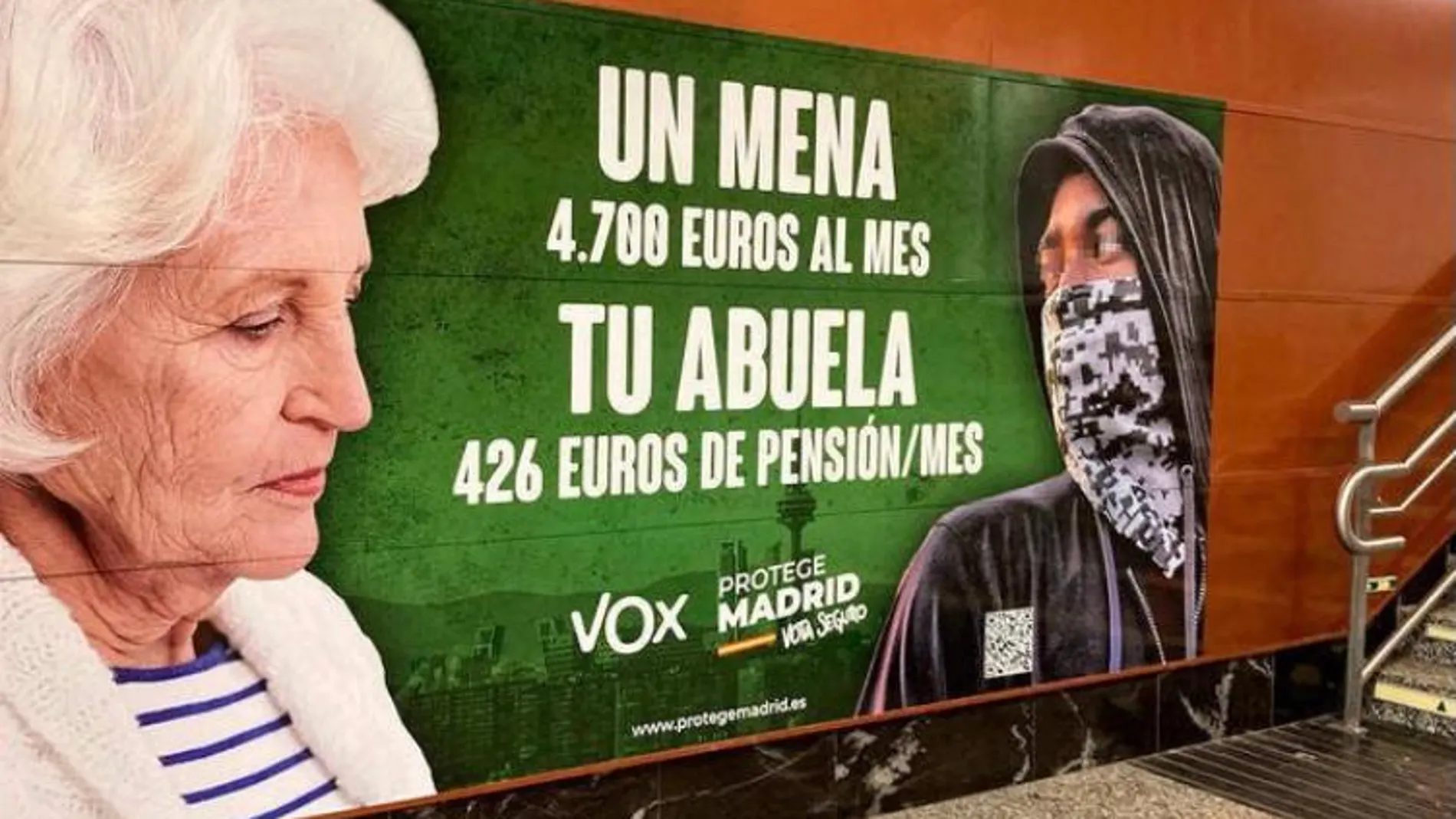 Cartel de Vox de las elecciones de Madrid 