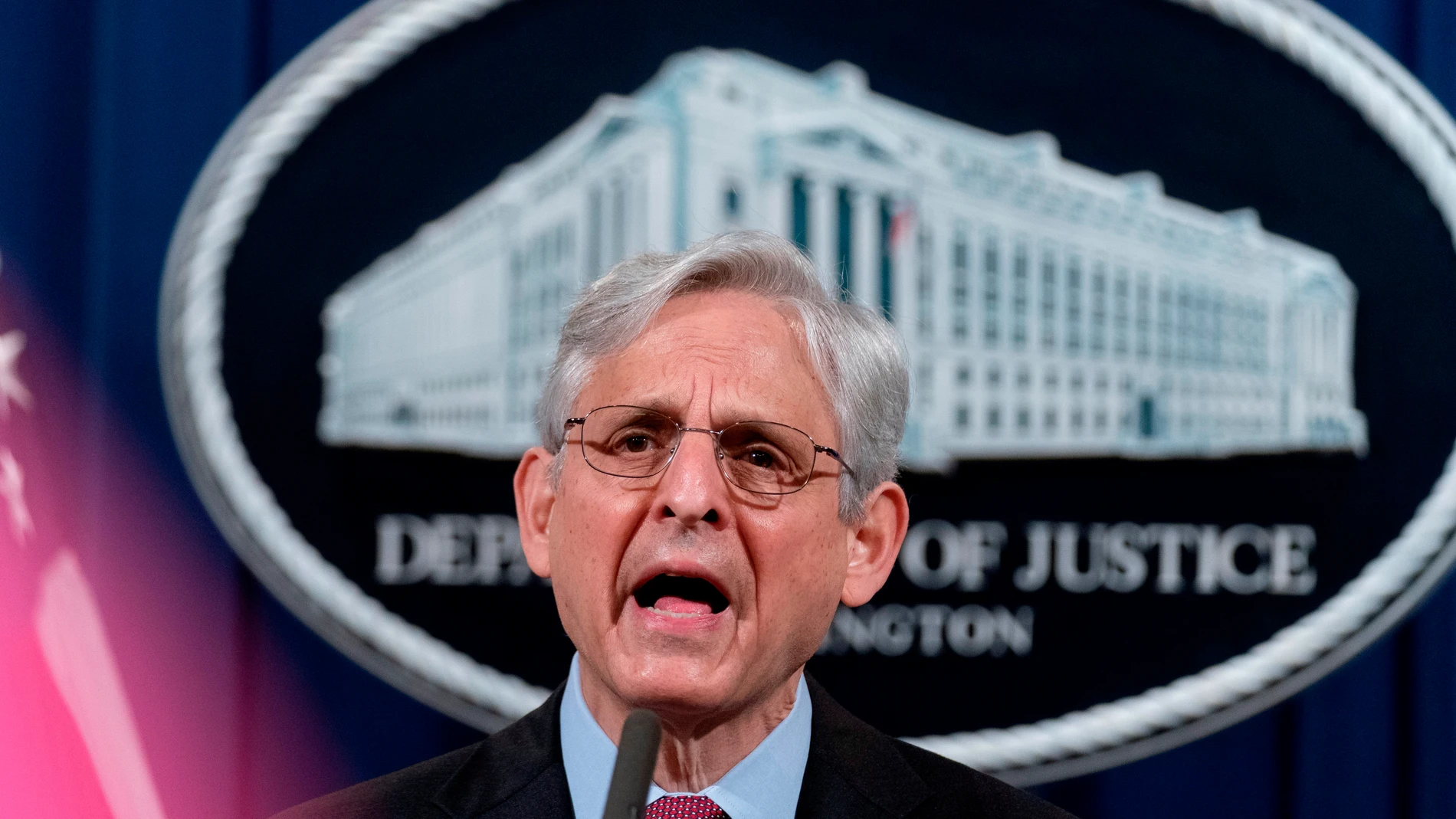 El fiscal general de Estados Unidos, Merrick Garland El fiscal general de Estados Unidos, Merrick Garland