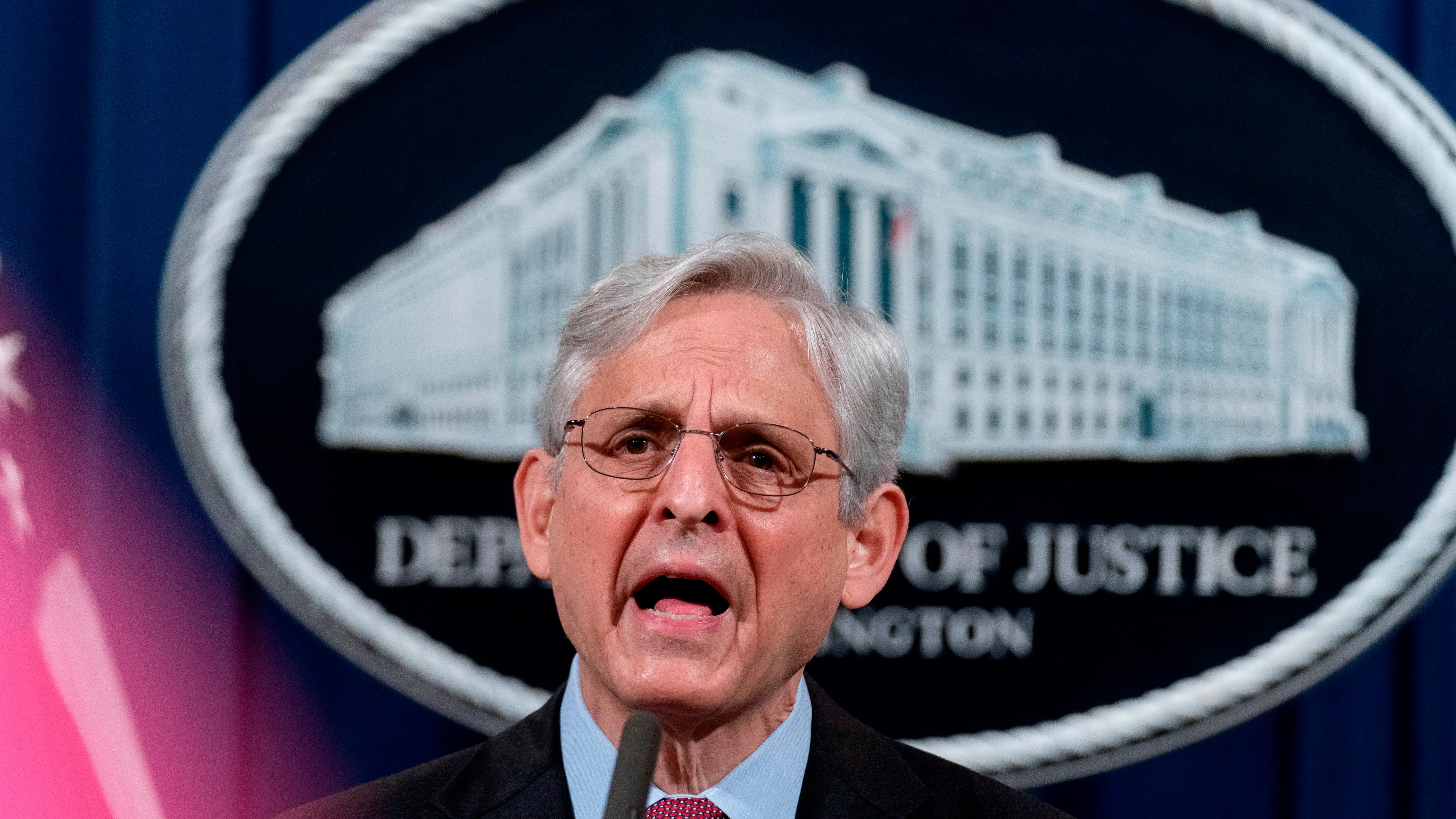 El fiscal general de Estados Unidos, Merrick Garland El fiscal general de Estados Unidos, Merrick Garland