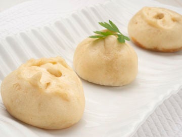 Receta de pan baozi relleno de txistorra