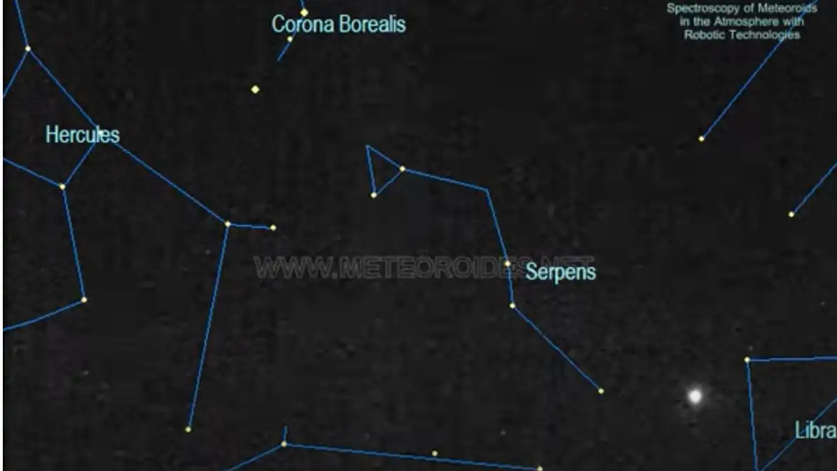 Captura del v&iacute;deo de Meteors donde se ve al b&oacute;lido.
