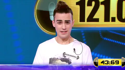 Borja lucha por 121.001 euros en el Duelo Final de '¡Ahora caigo!' Borja lucha por 121.001 euros en el Duelo Final de '¡Ahora caigo!'