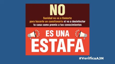 Canarias alerta de una estafa a personas mayores para desinfectar de coronavirus su casa gratis Canarias alerta de una estafa a personas mayores para desinfectar de coronavirus su casa gratis
