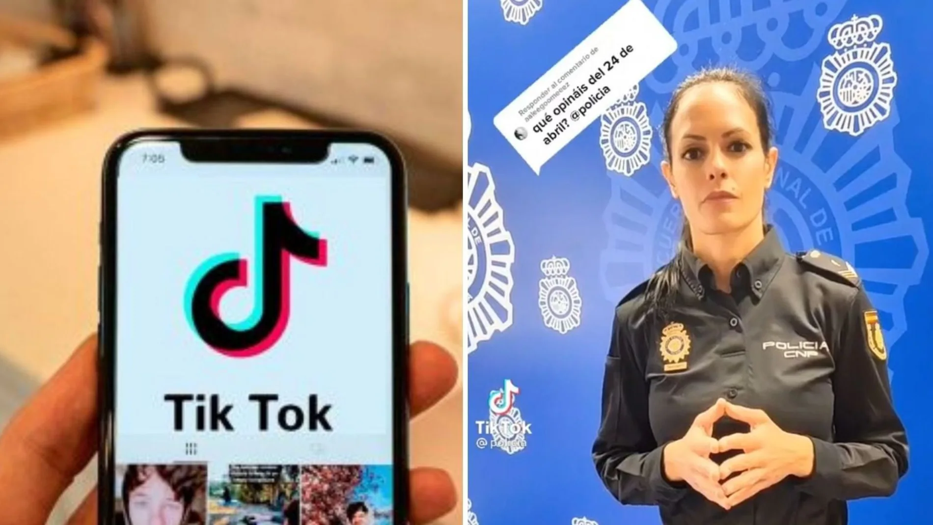 La policía alerta del bulo en TikTok sobre un reto viral del día internacional de la violación