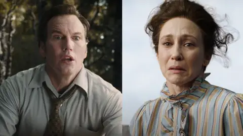 Patrick Wilson y Vera Farmiga en 'Expediente Warren: Obligado por el demonio' Patrick Wilson y Vera Farmiga en 'Expediente Warren: Obligado por el demonio'