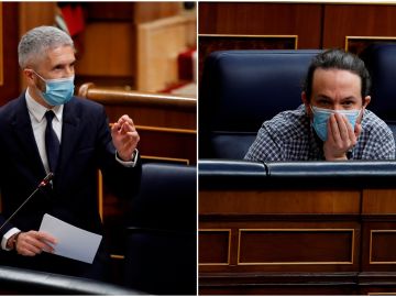 Fernando Grande Marlaska y Pablo Iglesias denuncian hacer recibidos cartas con cartuchos de bala en su interior