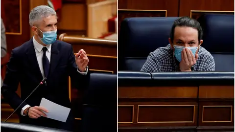 Fernando Grande Marlaska y Pablo Iglesias denuncian hacer recibidos cartas con cartuchos de bala en su interior Fernando Grande Marlaska y Pablo Iglesias denuncian hacer recibidos cartas con cartuchos de bala en su interior