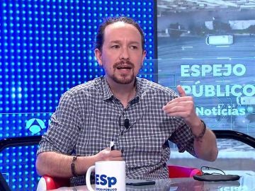 Pablo Iglesias en Espejo Público.