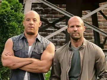 Jason Statham y Vin Diesel en 'Fast and Furious' Jason Statham y Vin Diesel en 'Fast and Furious'