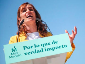 La candidata de Más Madrid, Mónica García