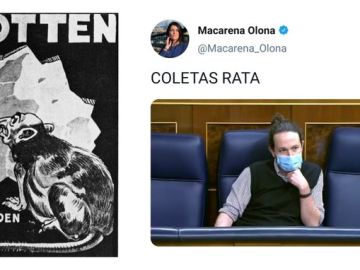Podemos compara el "rata" de Vox sobre Pablo Iglesias con la propaganda nazi